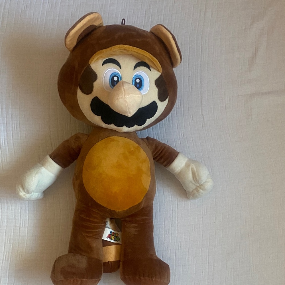 SUPER MARIO BROS Adorable Brown and Tan Plush Toy